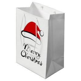 Modern God jul Santa Hat Gift Bag