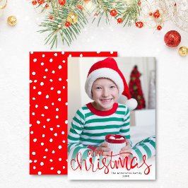 Modern God Jul Skript Bild Julkort