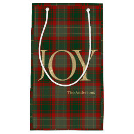 Modern God jul-skript Joy tartan red