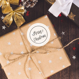 Modern God jul | Svart och vitt märke