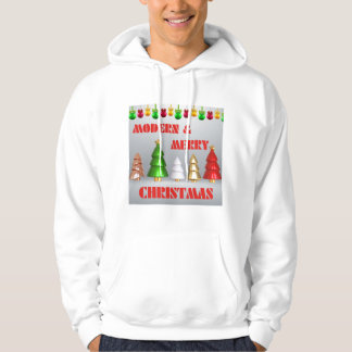 Modern God jul T-Shirt Hoodie-Sleek stil Hoodie