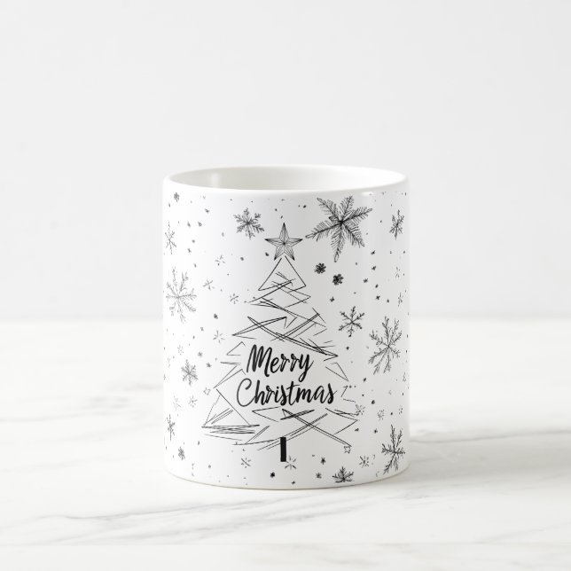 Modern God jul Träd Mugg (Center)