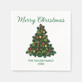 Modern God jul Träd-prydnadsföremål Papper Pappersservett