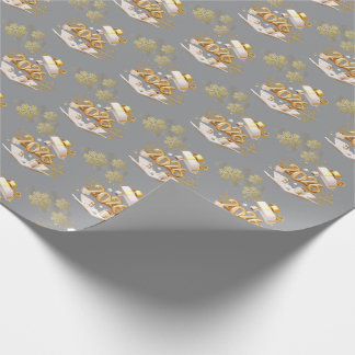 Modern Gold Holiday Gift Wrap Presentpapper