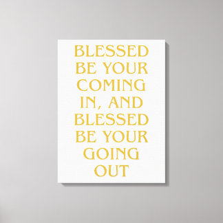 Modern Gold Jewish Wall Art - Piece 1 of 3 Canvastryck