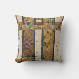 Modern Golden Abstrakt Kudde