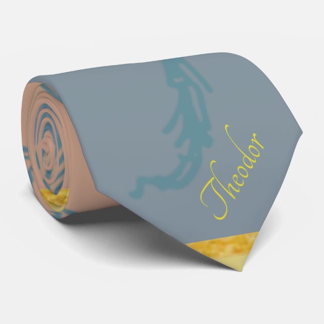 Modern Golden Blue Bee Slips (Rullad)
