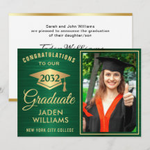 Modern Golden Grönt PHOTO Studenten