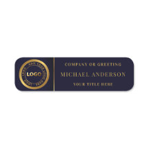 Modern Golden Logotyp Corporate Professionell Empl