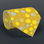 Modern Golden Polka Dot Neck Tie  Slips<br><div class="desc">Simply stunning: this modern golden polka dot neck tie. The abstract gold and blue design creates effortless style. Elevate any outfit with this timeless piece.</div>