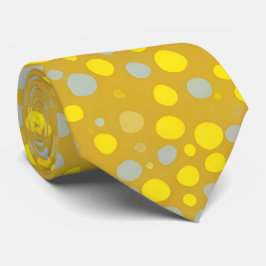 Modern Golden Polka Dot Neck Tie Slips