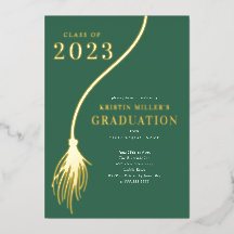 Modern Golden Tassel Studenten