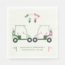 Modern Golf Baby Gender Reveal Par-T