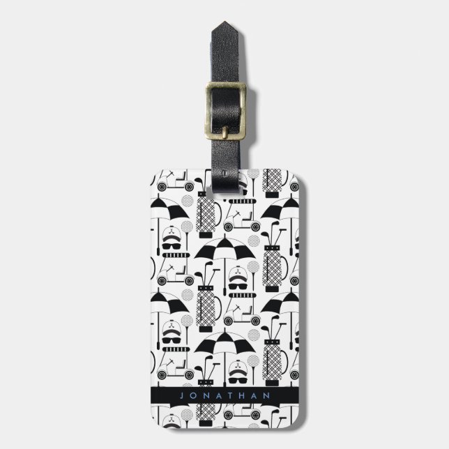 Modern Golf-utrustning och tillbehör, Mönster Lugg Bagagebricka (Vertikal Framsida)