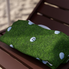 Modern Golfer Grönt Grass Golf Boll Monogram