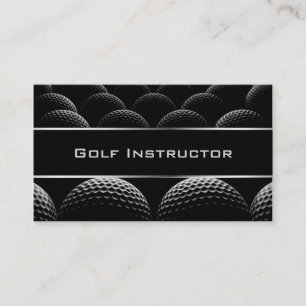 Modern Golfinstruktörvisitkort Visitkort