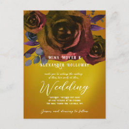 Modern Goth Mörk Ro QRC Vykort