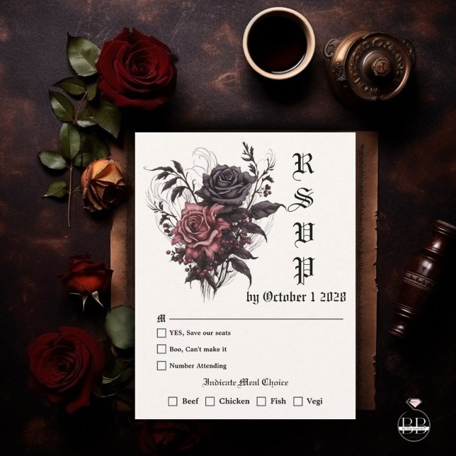 Modern Goth Rosewood och Charcol OSA Kort (Skapare uppladdad)