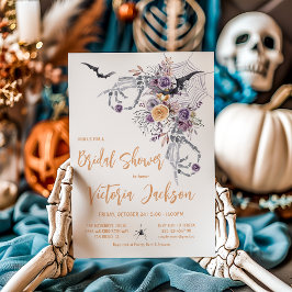 Modern Gothic Halloween-Möhippa Inbjudningar
