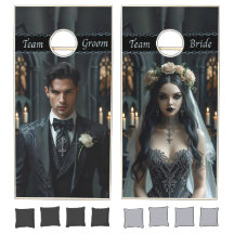 Modern gotiic Bröllop - Team Bride & Team Groom
