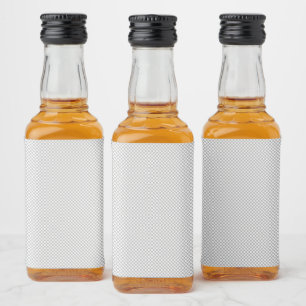 Modern grå prickig evenemangsskylt bakgrund spritflaskor etikett