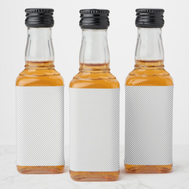 Modern grå prickig evenemangsskylt bakgrund spritflaskor etikett (Flaskor)