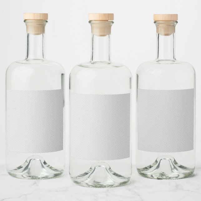 Modern grå prickig evenemangsskylt bakgrund spritflaskor etikett (Flaskor)