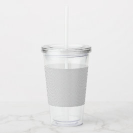Modern grå prickig evenemangsskylt bakgrund take away mugg