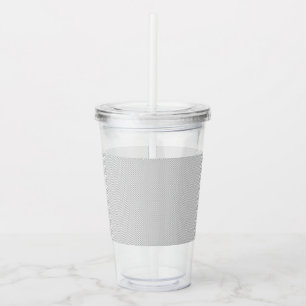 Modern grå prickig evenemangsskylt bakgrund take away mugg