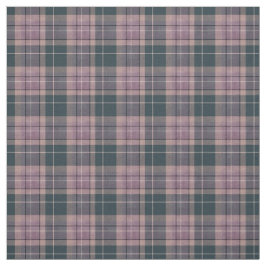 Modern grå rosa tartan tyg