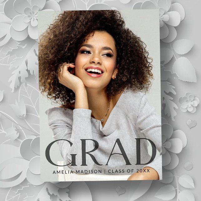 Modern grad-foto med genomskinlig Mörk Mode Meddelande (Skapare uppladdad)