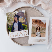 Modern Grad Gold Foil-meddelande
