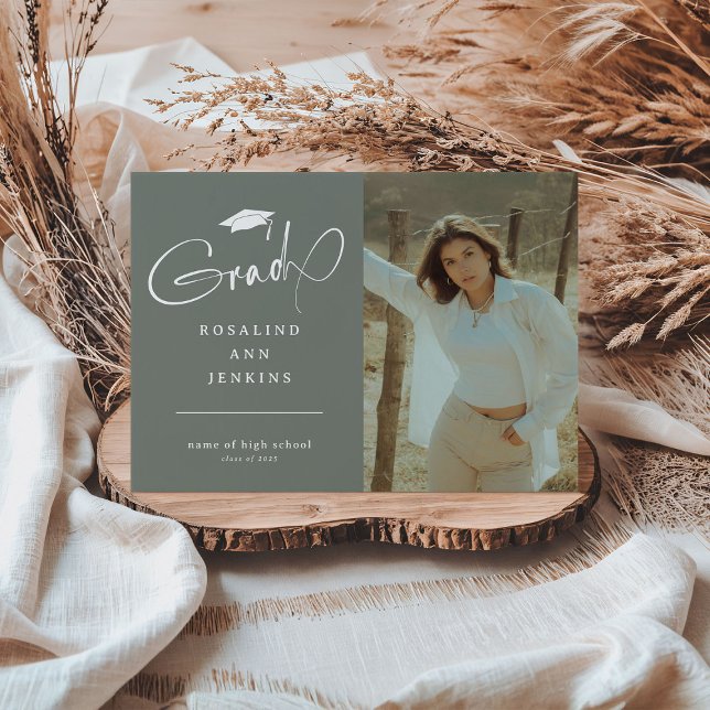 Modern Grad Photo Studenten Meddelande (Skapare uppladdad)