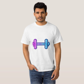 Modern Gradient Hantel T-Shirt