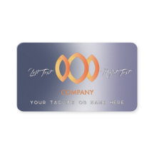 Modern Gradient Metallisk Blå Lila Mall