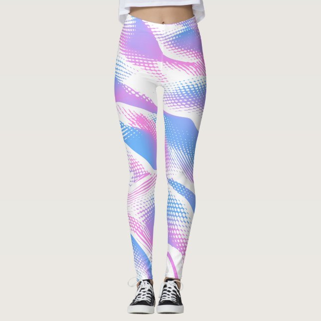 🌟 Modern Gradient Texture - Smooth & Stylish 🎨 Leggings (Framsida)