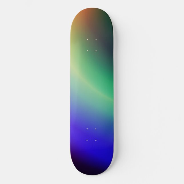 Modern gradientstil mini skateboard bräda 18,5 cm (Framsida)