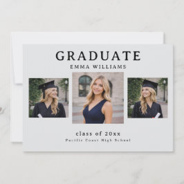 Modern Graduate Announcement Inbjudningar