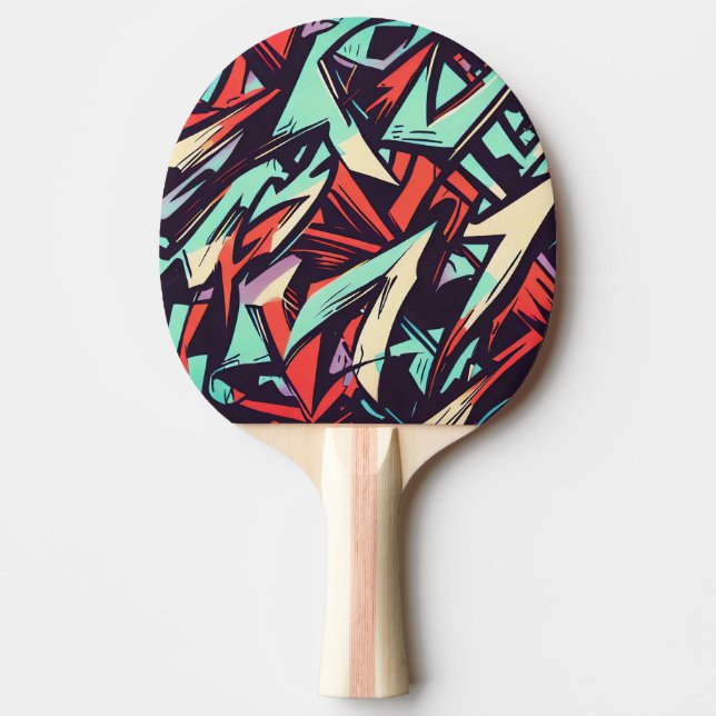 Modern Graffiti Pingisracket (Framsidan)