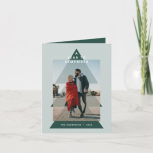 Modern grafik - minimal julbild helgkort