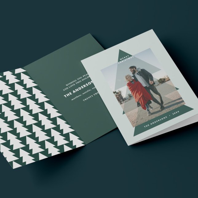 Modern grafik - minimal julbild helgkort (Skapare uppladdad)