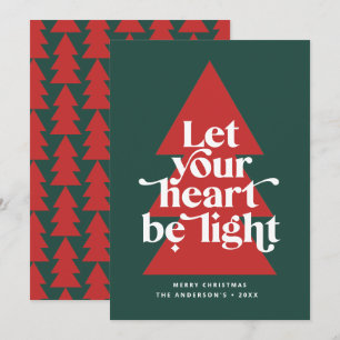 Modern grafik - minimal religiösa till jul julkort