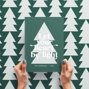Modern grafik - minimal religiösa till jul julkort
