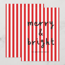 Modern grafik - minimal röd jul och vit