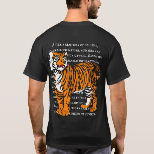 Modern grafisk illustration av större manar svart t shirt