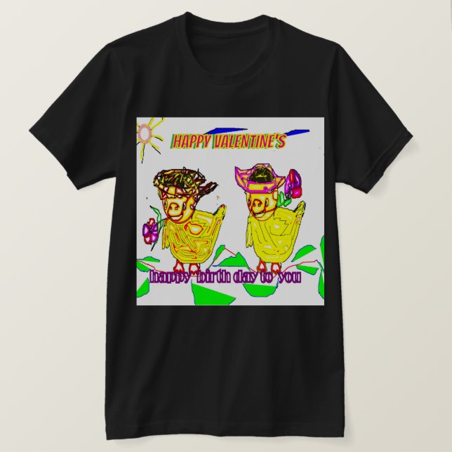 Modern grafisk t-shirt (Design framsida)