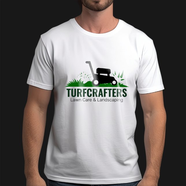 Modern Gräsmatta Care Landscaping Mving Service T Shirt (Skapare uppladdad)