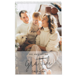 Modern Gratitude Photo Calendar Kalender