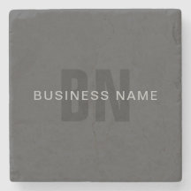 Modern Grått Editable Monogram-designmall för Mörk