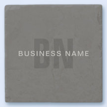 Modern Grått Editable Monogram-designmall för Mörk